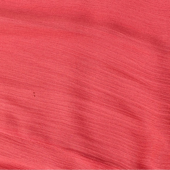 Roaman’s Coral cold shoulder blouse lightweight rayon - new  size 12W - Picture 10 of 15